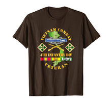 Ladda upp bild till gallerivisning, Funny shirts V-neck Tank top Hoodie sweatshirt usa uk au ca gifts for Vietnam Combat Infantry Veteran w 4th Inf Div SSI V1 T-Shirt 2021779