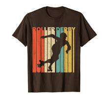 Ladda upp bild till gallerivisning, Funny shirts V-neck Tank top Hoodie sweatshirt usa uk au ca gifts for Vintage Retro Roller Derby Silhouette T-Shirt 2288597