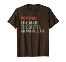 Ladda upp bild till gallerivisning, Vintage Pop pop The Man The Myth The Bad Influence Shirt 146911