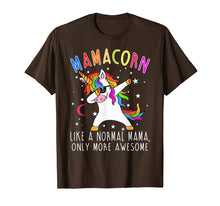 Ladda upp bild till gallerivisning, Funny shirts V-neck Tank top Hoodie sweatshirt usa uk au ca gifts for Mamacorn Like A Normal Mama Only Awesome Dabbing Unicorn Tee 125713