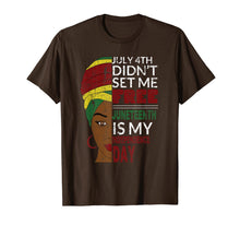 Ladda upp bild till gallerivisning, Juneteenth is My Independence Day Not July 4th T-Shirt 74871