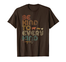 Ladda upp bild till gallerivisning, Be Kind To Every Kind Shirt. Retro, 70'S Vegan Life T-Shirt