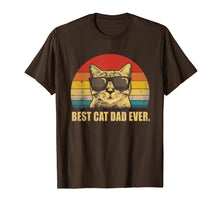 Ladda upp bild till gallerivisning, Vintage Best Cat Dad Ever T-Shirt Cat Daddy Father Gift Men