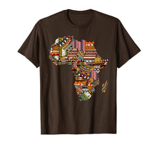 Ladda upp bild till gallerivisning, Funny shirts V-neck Tank top Hoodie sweatshirt usa uk au ca gifts for African pride traditional ethnic pattern Africa map t-shirt 950495