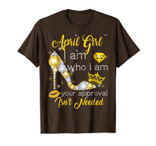 Ladda upp bild till gallerivisning, Funny shirts V-neck Tank top Hoodie sweatshirt usa uk au ca gifts for Women April Girl I Am Who I Am Funny Birthday T-shirt 1928654