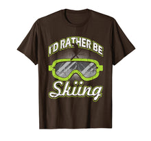 Ladda upp bild till gallerivisning, Funny shirts V-neck Tank top Hoodie sweatshirt usa uk au ca gifts for I'd Rather Be Skiing T-Shirt Funny Ski Tee Skier Slopes Gift 291088