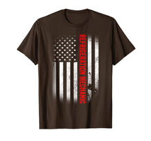 Ladda upp bild till gallerivisning, Funny shirts V-neck Tank top Hoodie sweatshirt usa uk au ca gifts for Vintage USA Refrigeration Mechanic American Flag T-shirt 2808167