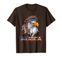 Ladda upp bild till gallerivisning, Eagle Mullet T Shirt 4th of July American Flag Merica USA 113332