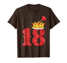 Ladda upp bild till gallerivisning, Funny shirts V-neck Tank top Hoodie sweatshirt usa uk au ca gifts for 18th Birthday Boy Gold Crown 18 Years old T-Shirt Gifts 1104849