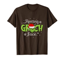 Ladda upp bild till gallerivisning, Funny shirts V-neck Tank top Hoodie sweatshirt usa uk au ca gifts for funny Tee Resting Grinch-Face T-Shirt 57698