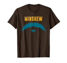 Ladda upp bild till gallerivisning, Funny Football Jacksonville Fu Manchu Mustache Fan | Minshew T-Shirt 113080