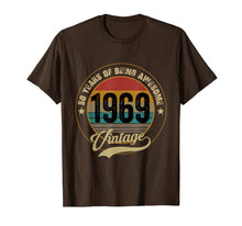 Ladda upp bild till gallerivisning, Awesome Since 1969 T-Shirt 50th Birthday Gifts 50 Year Old T-Shirt 104251