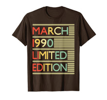 Ladda upp bild till gallerivisning, 30 Years Old Shirt 30th Birthday Gifts Women Men March 1990 T-Shirt-73700