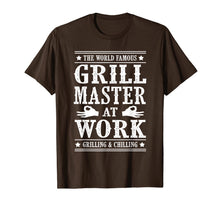 Ladda upp bild till gallerivisning, Grill Master Barbecue BBQ Smoker Grillin Dad Grandpa Gifts TShirt875697