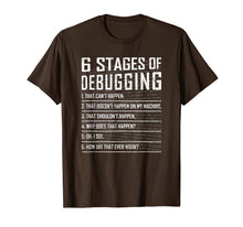 Ladda upp bild till gallerivisning, 6 Stages of Debugging Bug Coding Computer Funny Programmer T-Shirt-1555890