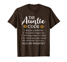 Ladda upp bild till gallerivisning, Funny Family Matching Gifts For Aunt The Auntie Code T-Shirt-3161373