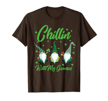 Ladda upp bild till gallerivisning, Chillin With My Gnomies Plaid St Patricks Day Gifts T-Shirt-5896071