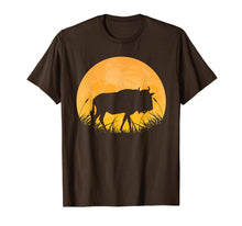 Ladda upp bild till gallerivisning, Gnu Easy Halloween Outfit Wildebeest Moon Costume Gift T-Shirt 888266