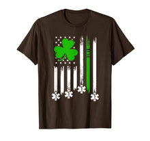 Ladda upp bild till gallerivisning, American Flag Shamrock EMT St Patrick's Day Gifts TShirt475440