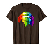 Ladda upp bild till gallerivisning, LGBT Rainbow Lip Gay Pride T-Shirt-860618