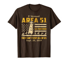 Ladda upp bild till gallerivisning, 1st Annual Area 51 5k Fun Run They Can't Stop All of Us T-Shirt 341516