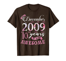 Ladda upp bild till gallerivisning, Birthday Gifts Floral Tee for Girls Born in December 2009 T-Shirt 1469641