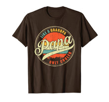 Ladda upp bild till gallerivisning, Dad gifts Papa like a Grandpa only Cooler Dad - Grandpa gift T-Shirt-866714