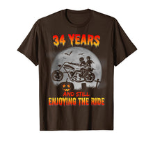 Ladda upp bild till gallerivisning, 34th Wedding Anniversary Gifts For Her/Him. Halloween Shirts T-Shirt 966751
