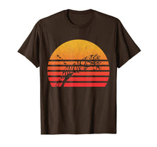 Ladda upp bild till gallerivisning, Vintage Retro Sunset Tiger T-Shirt 246110