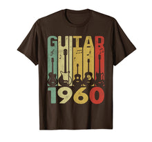 Ladda upp bild till gallerivisning, Distressed Vintage Guitar 1960 60th Birthday Gifts Guitarist T-Shirt-5350111