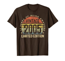 Ladda upp bild till gallerivisning, 15 Year Old Gifts Vintage 2005 Limited Edition 15th Birthday T-Shirt-146376