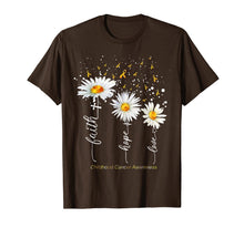 Ladda upp bild till gallerivisning, Faith Hope Love Childhood Cancer Awareness White Sunflowers 286071