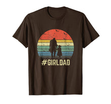 Ladda upp bild till gallerivisning, #GirlDad Father Of Girls Daughter Vintage Family Tee Gifts T-Shirt-158603