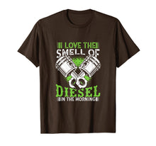 Ladda upp bild till gallerivisning, I Love the Smell of Diesel in the Morning Truck Driver Shirt 454926