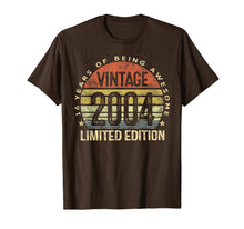 Ladda upp bild till gallerivisning, 16 Year Old Gifts Vintage 2004 Limited Edition 16th Birthday T-Shirt-85738
