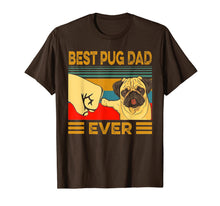 Ladda upp bild till gallerivisning, Best Pug Dad Ever Retro Vintage T-Shirt-297097