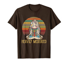 Ladda upp bild till gallerivisning, Womens Heavily Meditated Yoga Funny T shirt Gift T-Shirt 233642