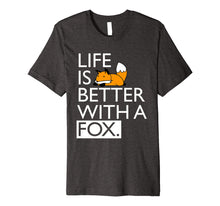 Ladda upp bild till gallerivisning, Funny shirts V-neck Tank top Hoodie sweatshirt usa uk au ca gifts for Life Is Better With A Fox Kawaii T-shirt 2074052