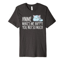 Ladda upp bild till gallerivisning, Funny shirts V-neck Tank top Hoodie sweatshirt usa uk au ca gifts for Anime Shirt | Anime Makes Me Happy 1086449