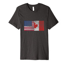 Ladda upp bild till gallerivisning, United States of American and Canada Flag Fourth Shirt 526728