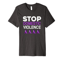 Ladda upp bild till gallerivisning, Funny shirts V-neck Tank top Hoodie sweatshirt usa uk au ca gifts for Purple Ribbon Shirt, Stop Domestic Violence T Shirts 2660572