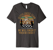 Ladda upp bild till gallerivisning, Funny shirts V-neck Tank top Hoodie sweatshirt usa uk au ca gifts for Distressed Sloth Chess Team Funny Slow Chess Players gift Premium T-Shirt 2618324