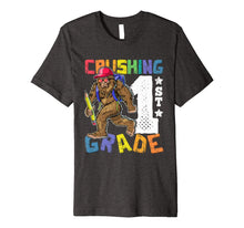 Ladda upp bild till gallerivisning, Crushing 1st Grade Bigfoot Backpack Back to School Shirt Boy 9264004