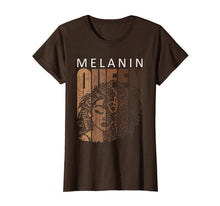 Ladda upp bild till gallerivisning, Melanin Queen Tee African American Strong Black Natural Afro T-Shirt 177567