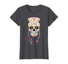 Ladda upp bild till gallerivisning, Nurse Sugar Skull Shirt Halloween Day Of The Dead Dia De Los T-Shirt 84696