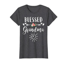 Ladda upp bild till gallerivisning, Funny shirts V-neck Tank top Hoodie sweatshirt usa uk au ca gifts for Blessed Grandma T-Shirt with floral, heart Mother's Day Gift 1363220