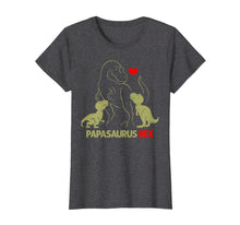 Ladda upp bild till gallerivisning, Funny shirts V-neck Tank top Hoodie sweatshirt usa uk au ca gifts for Papasaurus Tshirt Trex Papa I happy have two kid shirt gift 760685