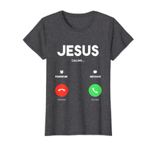 Ladda upp bild till gallerivisning, Funny shirts V-neck Tank top Hoodie sweatshirt usa uk au ca gifts for Jesus Is Calling Christian T Shirt Church Tee 4281705