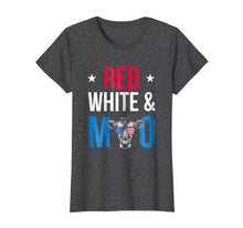 Ladda upp bild till gallerivisning, Funny shirts V-neck Tank top Hoodie sweatshirt usa uk au ca gifts for Red White and Moo Patriotic USA Flag Cow T-Shirt 2192126