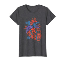 Ladda upp bild till gallerivisning, Funny shirts V-neck Tank top Hoodie sweatshirt usa uk au ca gifts for Anatomical Heart Shirt Cardiac Nurse Tshirt Parts of Heart 2568683